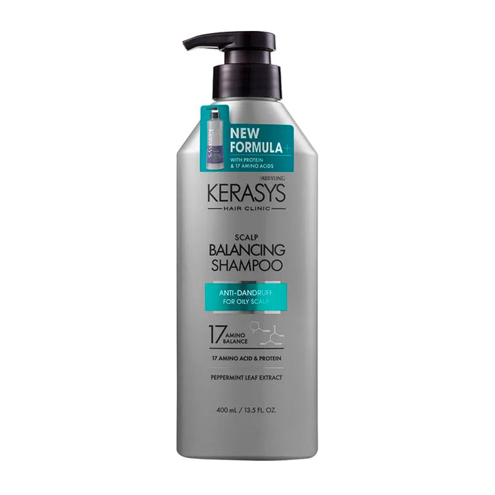 Kerasys Hair Clinic Scalp Balancing Shampoo / Kepek Karşıtı ve Yatıştırıcı Şampuan 400ml - KERASYS - Vionine