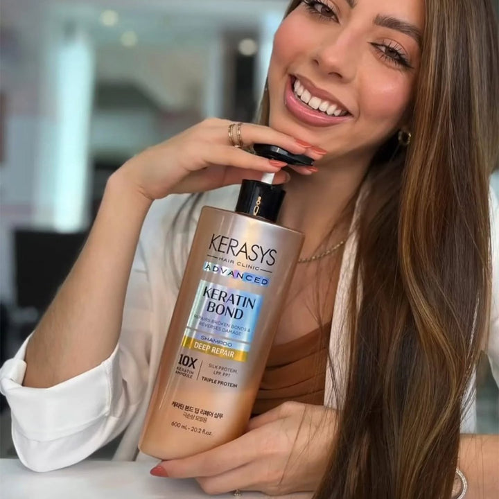 KERASYS Keratin Bond Deep Repair Shampoo / Yoğun Keratinli Onarıcı Şampuan 600ml - KERASYS - Vionine