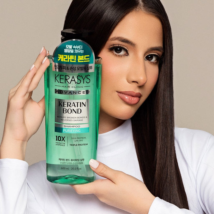 KERASYS Keratin Bond Purifying Shampoo / Saç Onarıcı ve Arındırıcı Şampuan 600ml - KERASYS - Vionine