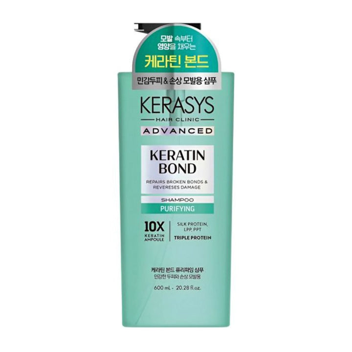KERASYS Keratin Bond Purifying Shampoo / Saç Onarıcı ve Arındırıcı Şampuan 600ml - KERASYS - Vionine