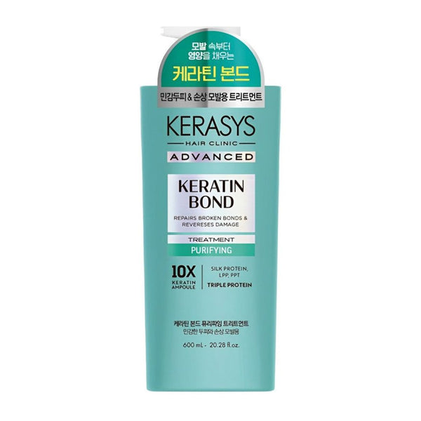 Kerasys Keratin Bond Purifying Treatment / Keratin İçeren Onarıcı Saç Bakım Kremi 600ml - KERASYS - Vionine