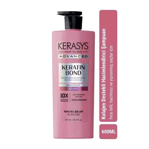 Kerasys Keratin Bond Volume Shampoo – Kolajen Şampuan 600ml - KERASYS - Vionine