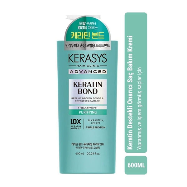 Kerasys Keratin Purifying Treatment – Onarıcı Saç Bakım Kremi 600ml - KERASYS - Vionine