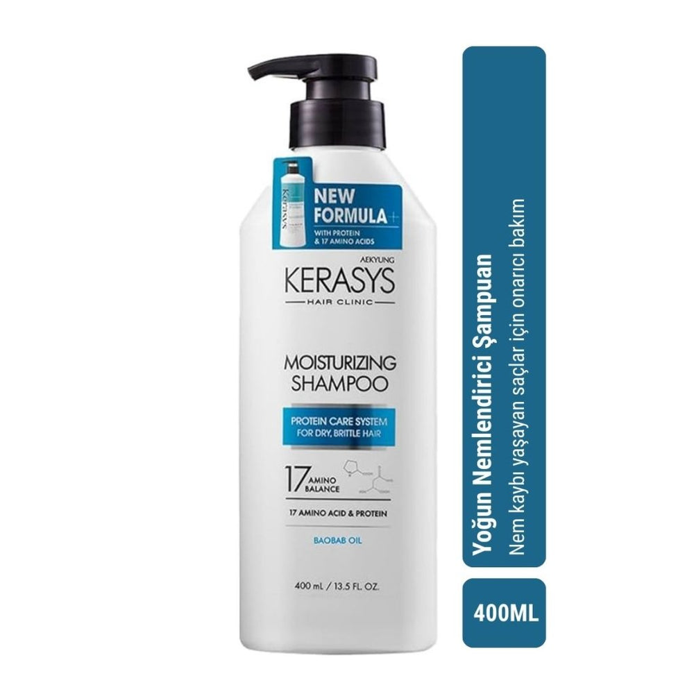 Kerasys Moisturizing Shampoo – Nemlendirici Şampuan 400ml - KERASYS - Vionine