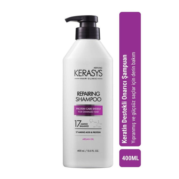 Kerasys Repairing Shampoo – Keratin Destekli Onarım Şampuan 400ml - KERASYS - Vionine