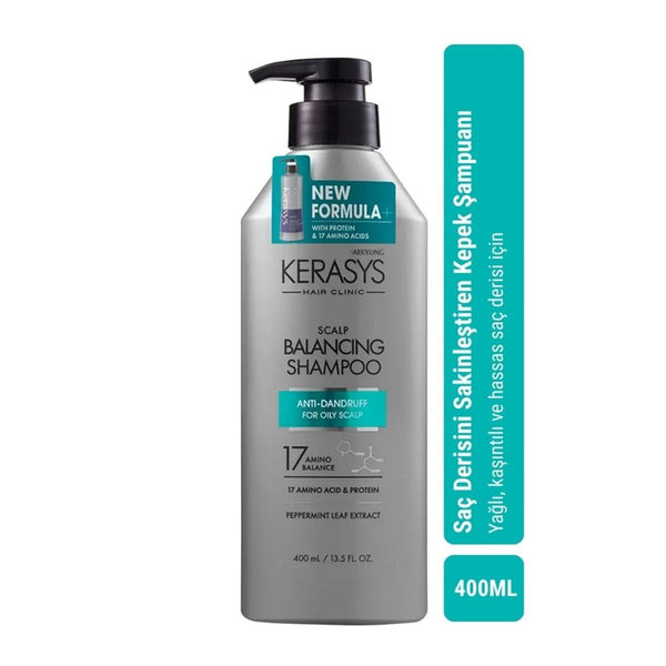 Kerasys Scalp Balancing Shampoo – Kepek Karşıtı Şampuan 400ml - KERASYS - Vionine