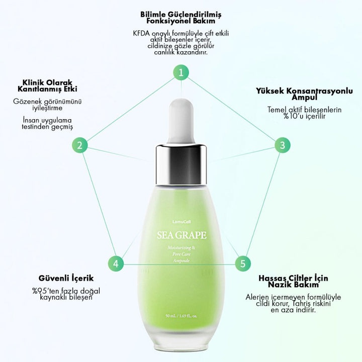 LamuCell Caulerpa Lentillifera Ampoule / Gözenek Ampulü 50ml - LamuCell - Vionine