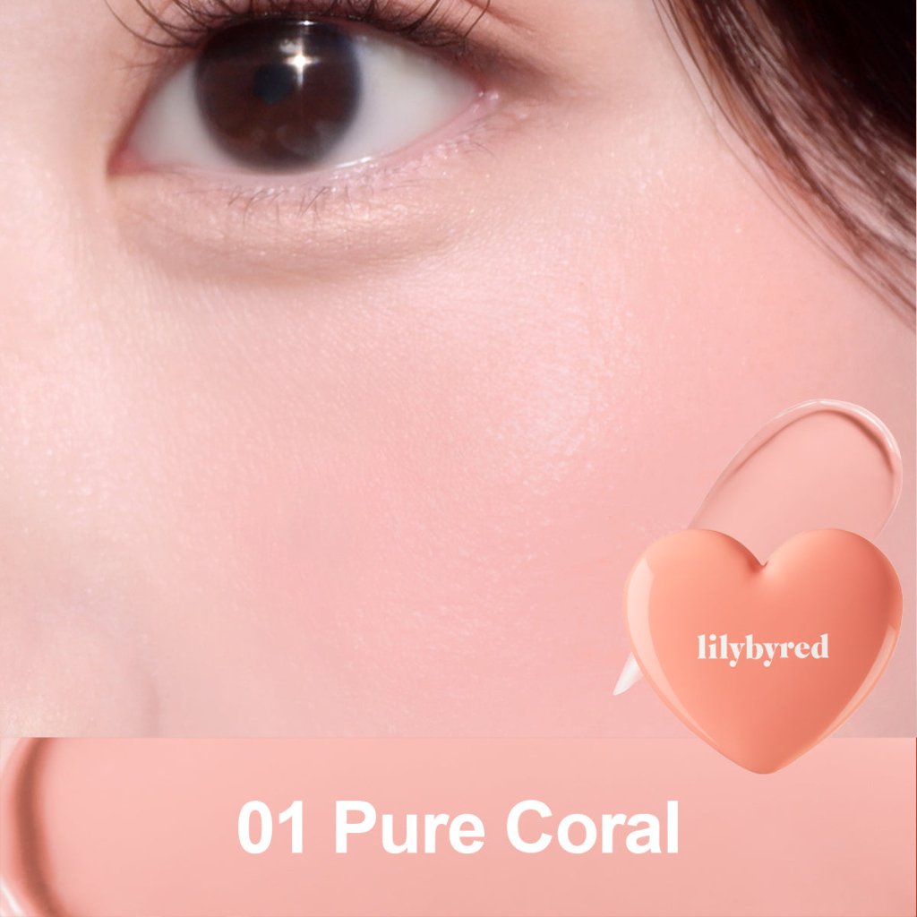 アイオライト　ハート　パーム　スターバースト Lilybyred Luv Beam Cheek Balm - Krem Allık – Vionine