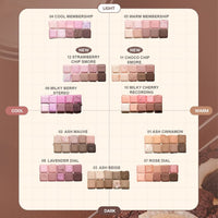 Lilybyred Mood Keyboard / 10’lu Göz Farı 12 Strawberry Chip Smore - Lilybyred - Vionine