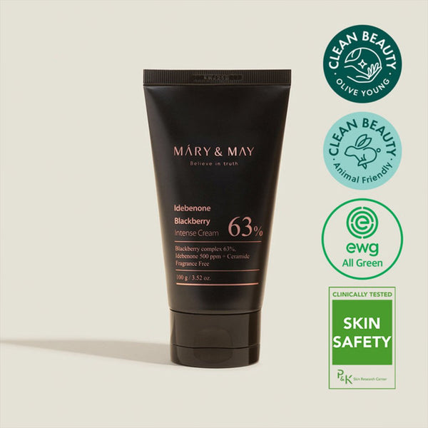 Mary&May Idebenone+Blackberry Intense Cream 100 g / İdebenon ve Böğürtlen İçeren Cilt Sıkılaştırıcı ve Kırışıklık Karşıtı Nemlendirici Krem 100 g - Mary & May - Vionine