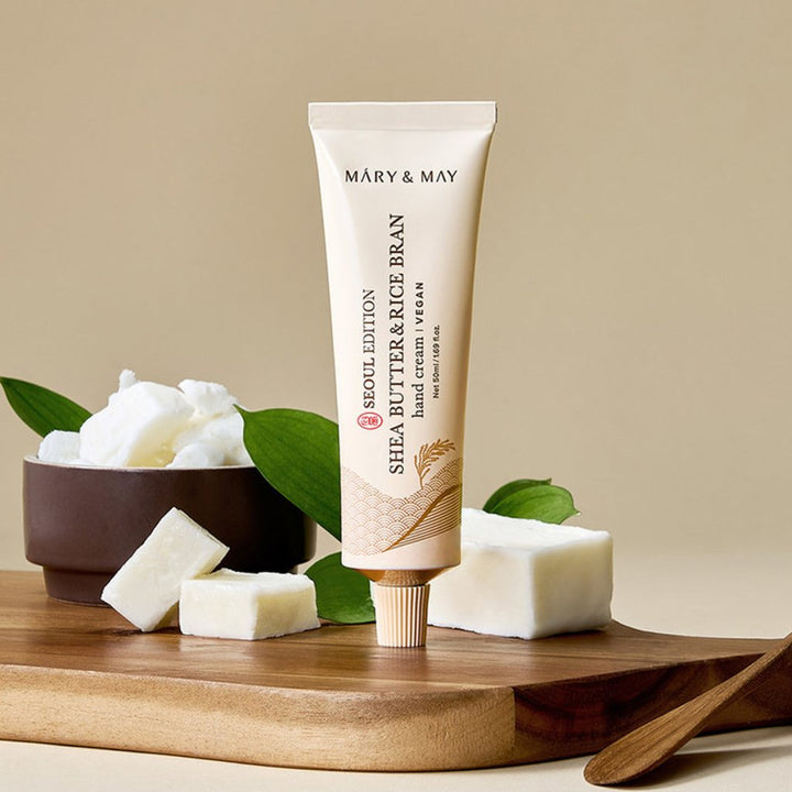 Mary&May Seoul Edition Shea Butter & Rice Bran Hand Cream / Shea Yağı ve Pirinç Kepeği El Kremi 50ml - Mary & May - Vionine