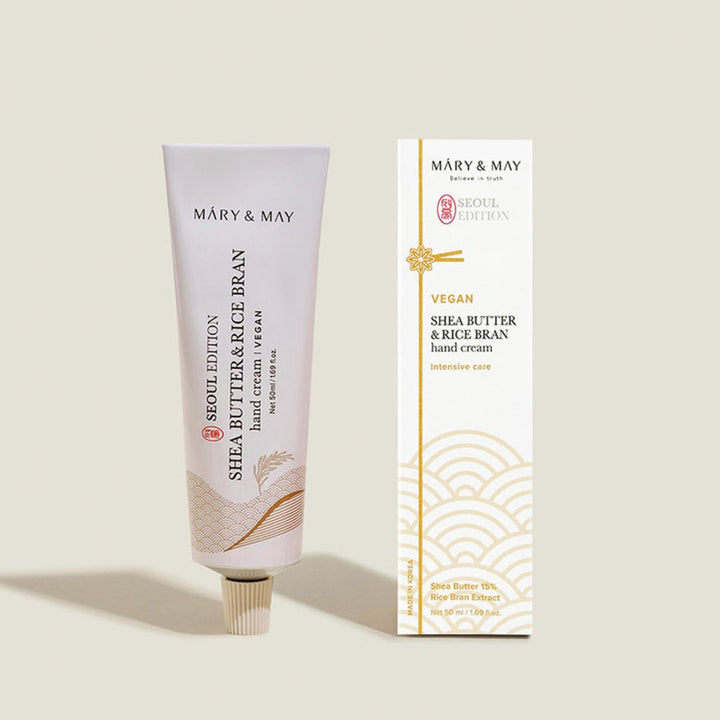 Mary&May Seoul Edition Shea Butter & Rice Bran Hand Cream / Shea Yağı ve Pirinç Kepeği El Kremi 50ml - Mary & May - Vionine