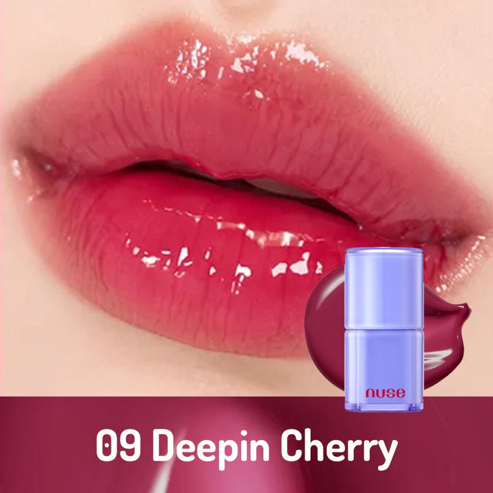 NUSE Care Liptual - 09 Deepin Cherry/ Yoğun Nemlendirme Etkili Parlak Ruj - NUSE - Vionine