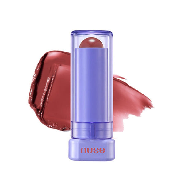 Nuse Color Care Lipbalm - 05 Mauve Move/Yoğun Nemlendirme Etkili Uzun Süre Kalıcı Parlak Ruj - NUSE - Vionine