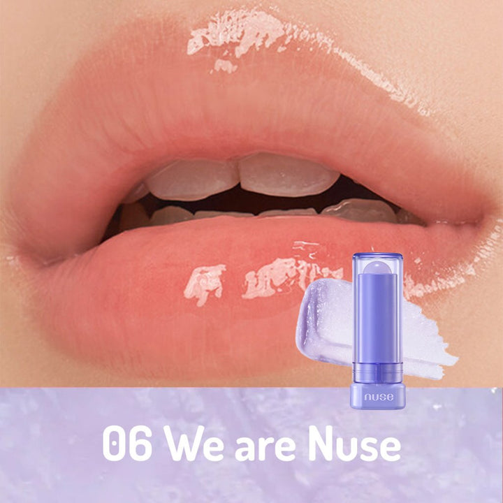 Nuse Color Care Lipbalm - 06 We Are Nuse /Yoğun Nemlendirme Etkili Uzun Süre Kalıcı Parlak Ruj - NUSE - Vionine