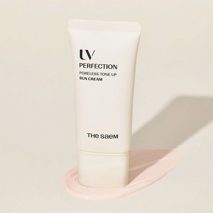 Poreless Tone Up Vegan Ton Eşitleme Güneş Kremi SPF50+ PA++++ (2 Adet ) - The Saem - Vionine
