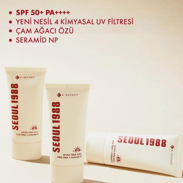 SEOUL 1988 SUN : PINE TREE + CERAMIDE Güneş Kremi - K - SECRET - Vionine