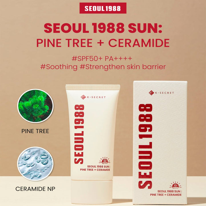 SEOUL 1988 SUN : PINE TREE + CERAMIDE Güneş Kremi - K - SECRET - Vionine