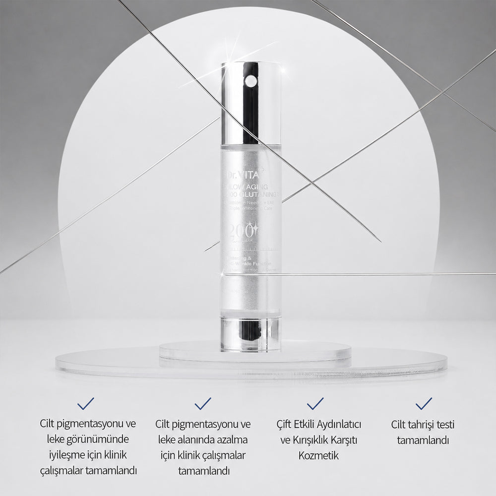 Dr.VITA Slow Aging 200 Glutaning Shot - Aydınlatıcı Serum 50 ml