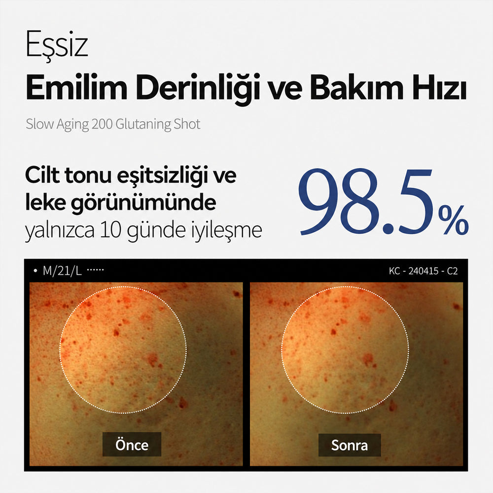 Dr.VITA Slow Aging 200 Glutaning Shot - Aydınlatıcı Serum 50 ml