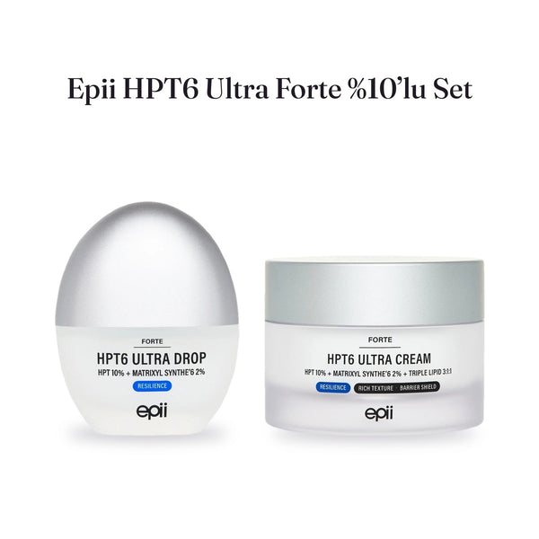 Epii HPT6 Ultra Forte % 10'lu Set - Yoğun Sıkılaştırıcı Serum & Krem Seti 30ml+50ml