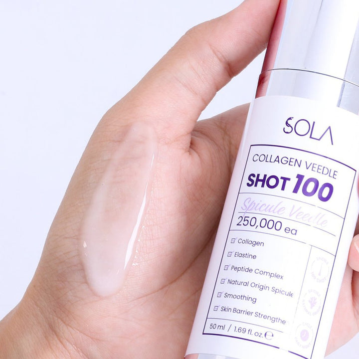 SOLA Veedle Shot Collagen (100) Spicule Veedle 250.000 (Hassas Ciltler İçin 100 Serisi) 50ml - SOLA - Vionine