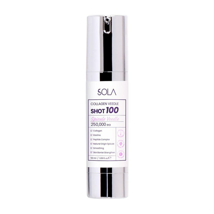 SOLA Veedle Shot Collagen (100) Spicule Veedle 250.000 (Hassas Ciltler İçin 100 Serisi) 50ml - SOLA - Vionine
