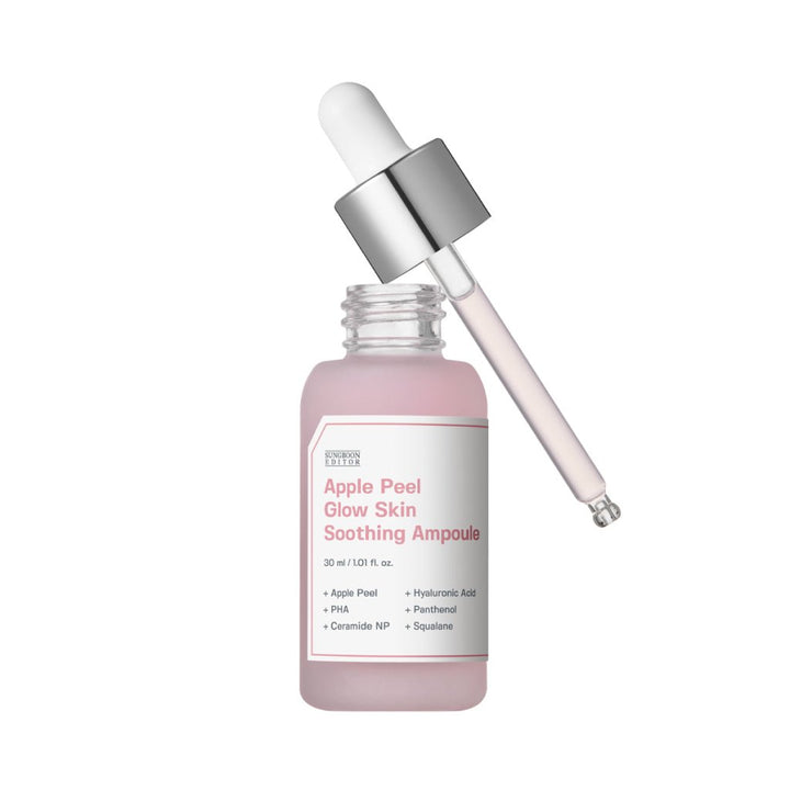 Sungboon Editor Apple Peel Glow Skin Soothing Ampoule / Cilt Dokusu ve Gözenek Bakımı İçin Yatıştırıcı Ampul 30ml - SUNGBOON EDITOR - Vionine