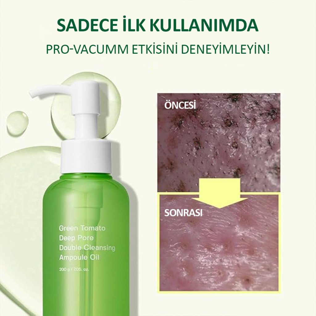 10.000ppm yeşil domates ile çift temizlik, kalıntısız arınma