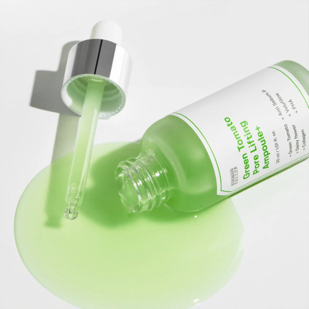 Yeşil domates ve Volufiline ile gözenek sıkılaştırma, lifting