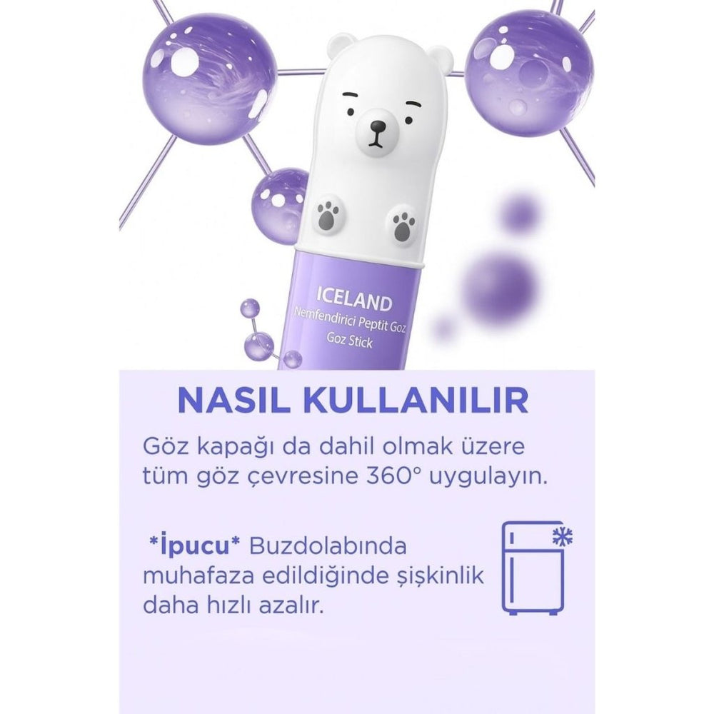The Saem Iceland Peptide Eye Stick – Göz & Dudak Peptid - THE SAEM - Vionine