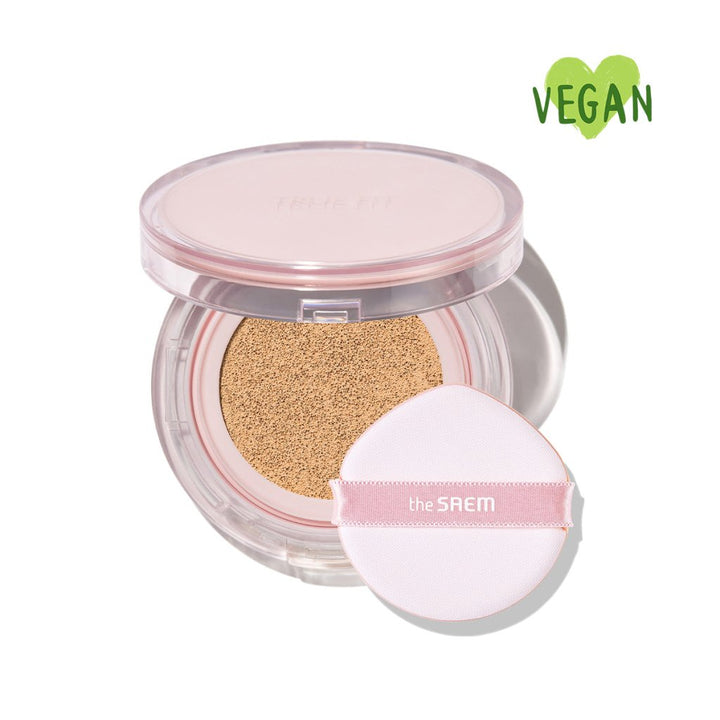 The Saem True Fit Glow Cushion 23 Pecan Nemlendirici Etkili Orta Parlak Bitişli SPF50+ PA++++ Cushion - The Saem - Vionine