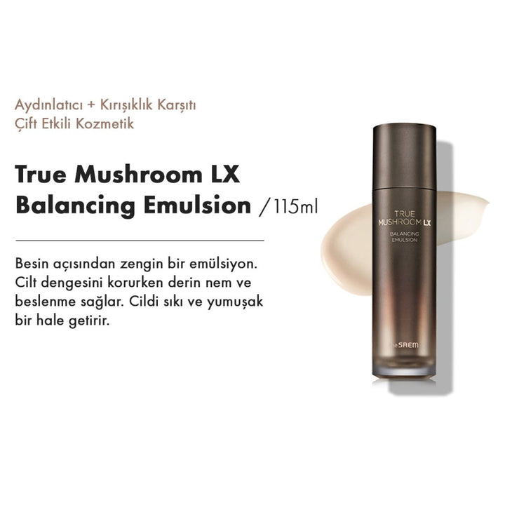 The Saem True Mushroom LX 3'lü Set / Aydınlatıcı & Kırışıklık Karşıtı - The Saem - Vionine
