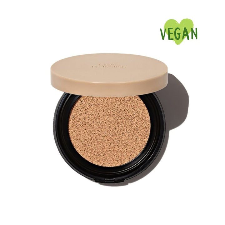 The Saem Vegan Cover Perfection Sebum Kontrolü Sağlayan Kapatıcı Etkili Cushion 2.0 Rich Beige SPF50+ PA++++ - The Saem - Vionine