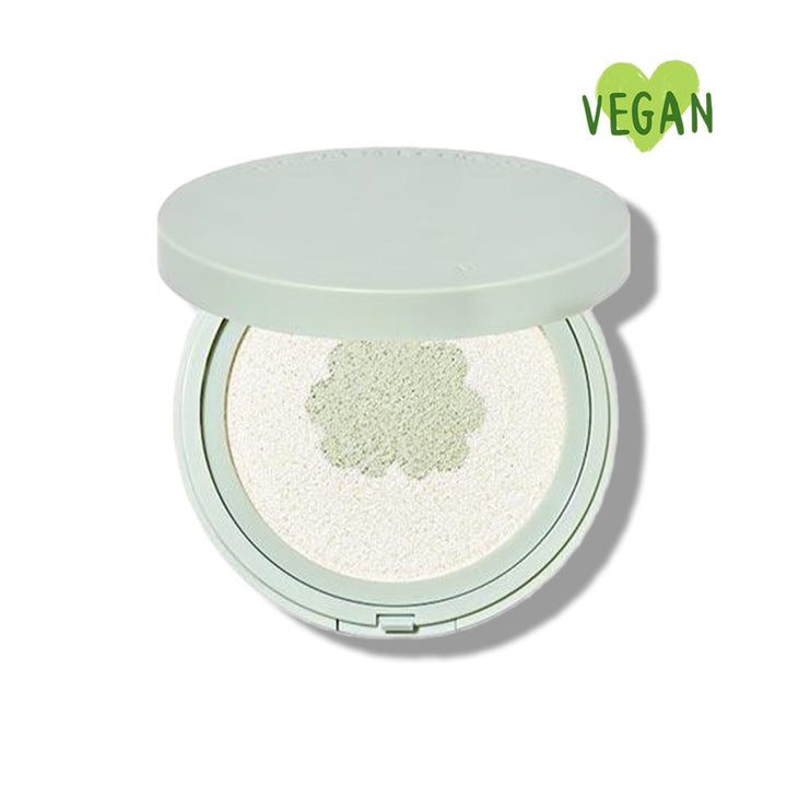 The Saem Vegan Eco Earth Cica İçeren Ton Eşitleyici Yüksek Koruma Faktörlü Sun Cushion ( İÇ YEDEK ) SPF50+ PA++++ - The Saem - Vionine