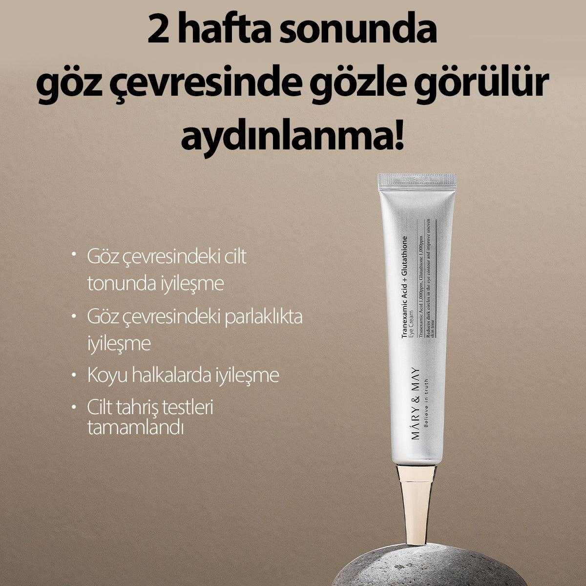 Mary&May Tranexamic Eye Cream İle Aydınlık Bakış