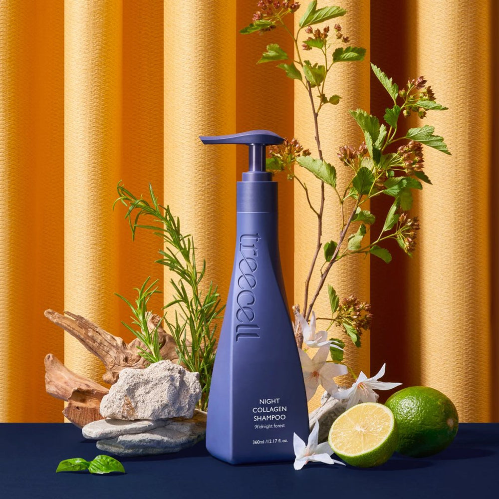 TREECELL Night Collagen Shampoo Midnight Forest / Gece Kolajen Şampuanı – Gece Ormanı 360ml - Treecell - Vionine