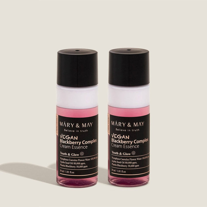 Vegan Blackberry Complex Cream Essence 2'li Özel Set (30mlx2) - Mary & May - Vionine