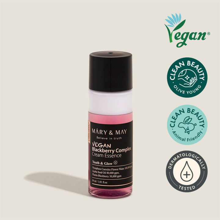 Vegan Blackberry Complex Cream Essence 30ml - Mary & May - Vionine