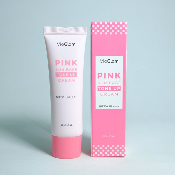 VioGlam Pink Sun Base Tone Up Cream SPF50+ PA++++ - VioGlam - Vionine