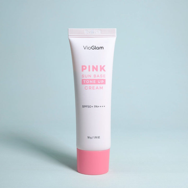 VioGlam Pink Sun Base Tone Up Cream SPF50+ PA++++ - VioGlam - Vionine