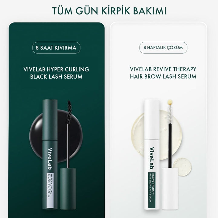 ViveLab Güçlendirici Kirpik Bakım Seti – İnce ve Zayıf Kirpikler İçin - ViveLab - Vionine