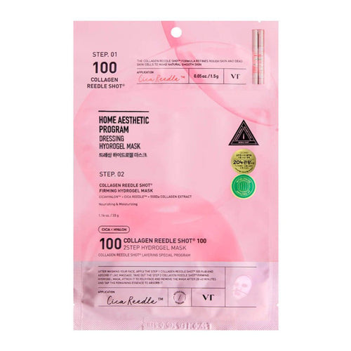 VT COLLAGEN REEDLE SHOT 100 2STEP MASK / Sıkılaştırma Maske - VT COSMETICS - Vionine