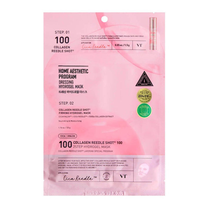 VT COLLAGEN REEDLE SHOT 100 2STEP MASK / Sıkılaştırma Maske - VT COSMETICS - Vionine
