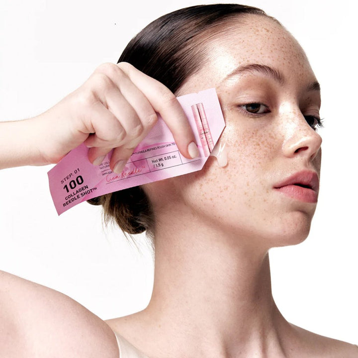 VT COLLAGEN REEDLE SHOT 100 2STEP MASK / Sıkılaştırma Maske - VT COSMETICS - Vionine