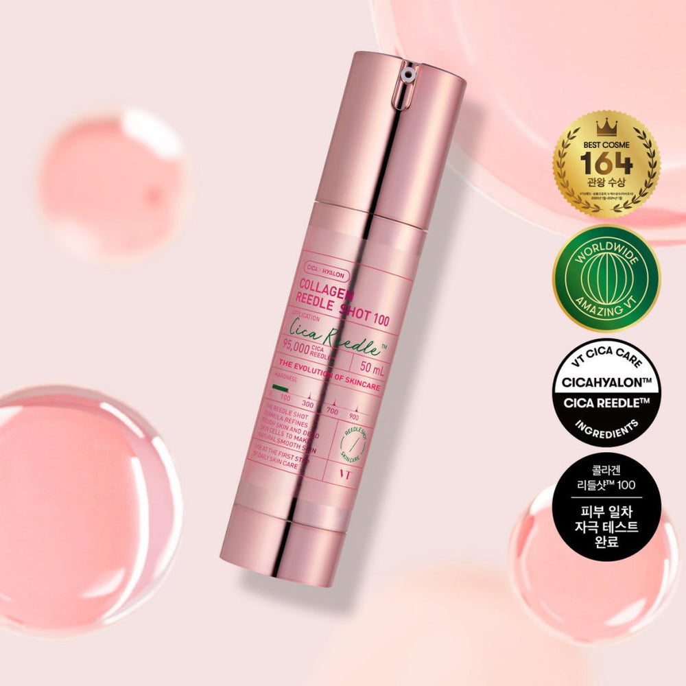 VT Cosmetics Collagen Reedle Shot 100 (95.000 Cica Reedle) (Günlük Kullanım Başlangıç Seviyesi) - VT COSMETICS - Vionine