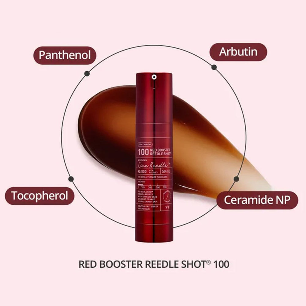 VT Cosmetics Red Booster Reedle Shot 100 (95.000 Cica Reedle) (Başlangıç Seviyesi) - VT COSMETICS - Vionine