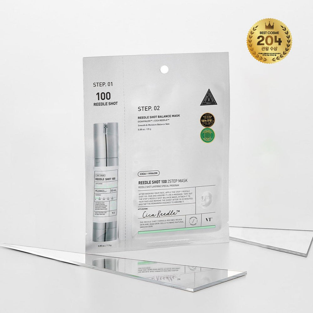 VT REEDLE SHOT 100 2 - STEP BALANCE MASK / Yoğun Spikül Bakımı Maskesi - VT COSMETICS - Vionine