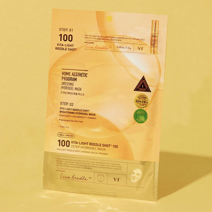 VT Vita - Light Reedle Shot 100 2 Step Hydrogel Mask - VT COSMETICS - Vionine