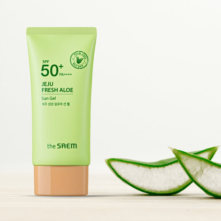 2'li Jeju Aloe Sun Gel Güneş Kremi SPF 50+ ve PA++++ - The Saem - Vionine
